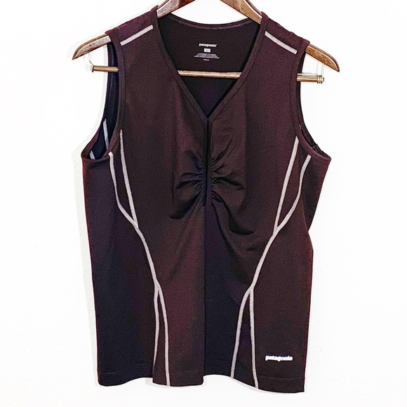 Patagonia Brown Workout Tank Top Size Large - Picture 1 of 4